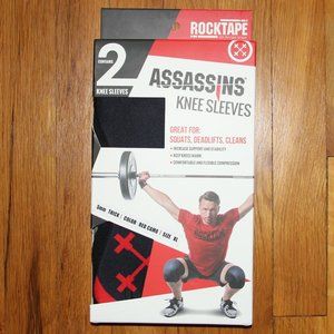 RockTape Assassins Knee Sleeves Red Camo XL 5mm